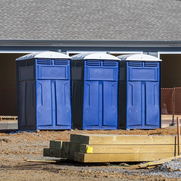 are there any restrictions on where i can place the portable restrooms during my rental period in Benton City Washington